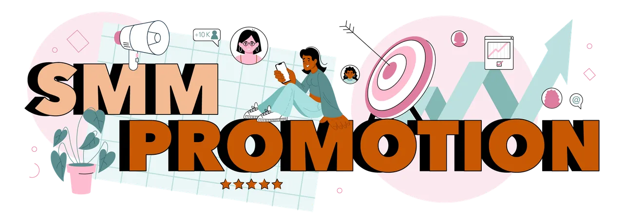 SMM promotion  Illustration