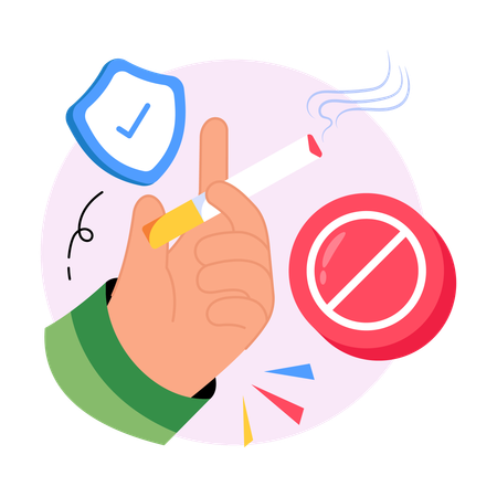 Smoking Cessation  Illustration