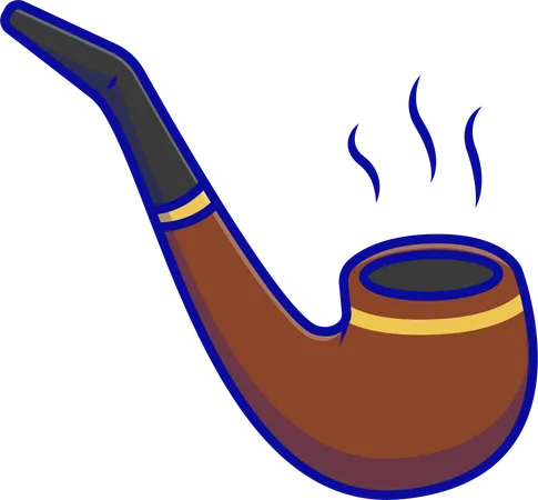 Smoking Pipe  Illustration