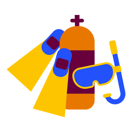 Snorkeling Equipment  Illustration