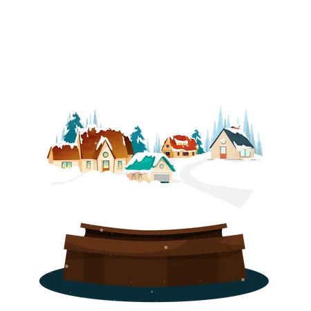 Snow ball Illustration