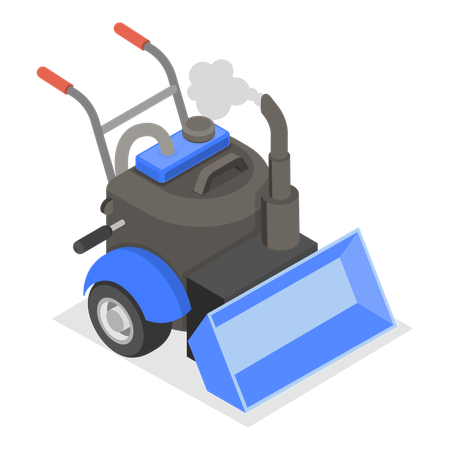 Snow blower  Illustration