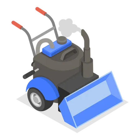 Snow blower  Illustration