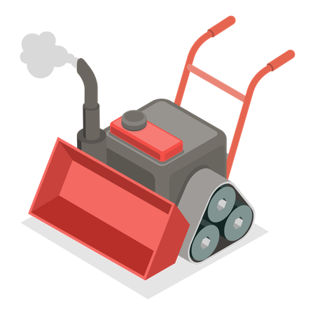 Snow blower  Illustration