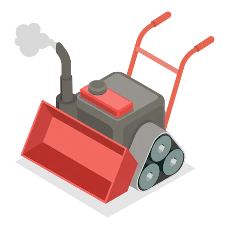 Snow blower  Illustration