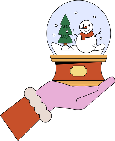 Snow Globe  Illustration