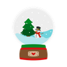 illustration for christmas snow man