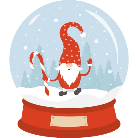 Snow Globe  Illustration