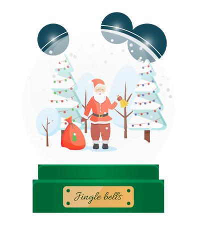 Snow globe  일러스트레이션