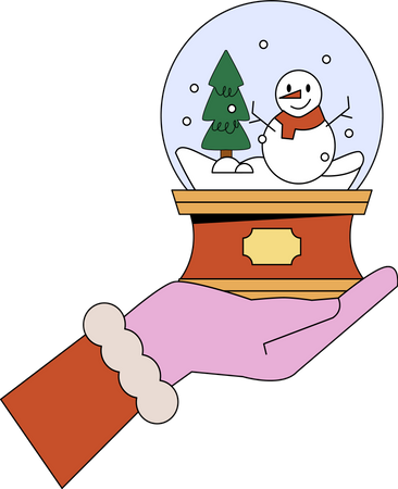 Snow Globe  일러스트레이션