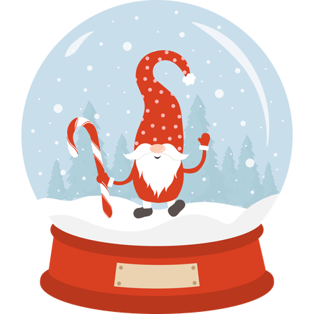 Snow Globe  일러스트레이션