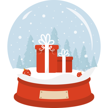 Snow Globe  일러스트레이션