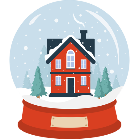 Snow Globe  일러스트레이션