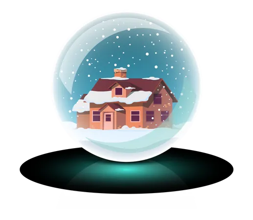 Snow House Illustration