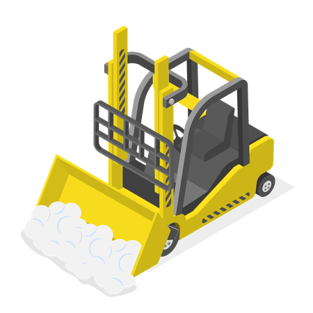 Snow Removal Vehicle  イラスト