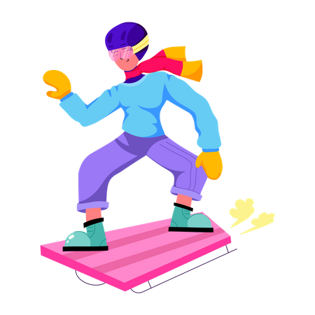 Snowboarding  Ilustración