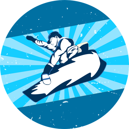 Snowboard Extreme Sport  Illustration