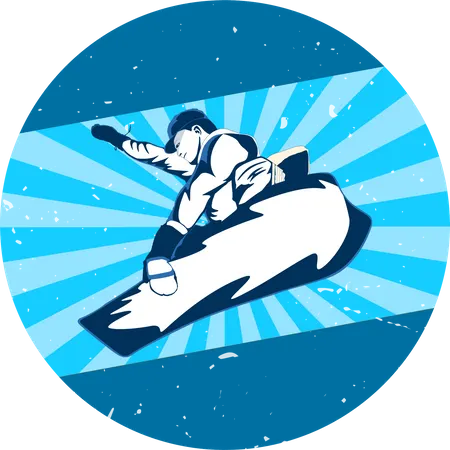 Snowboard Extreme Sport  Illustration