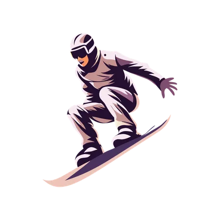 Snowboarden  Illustration