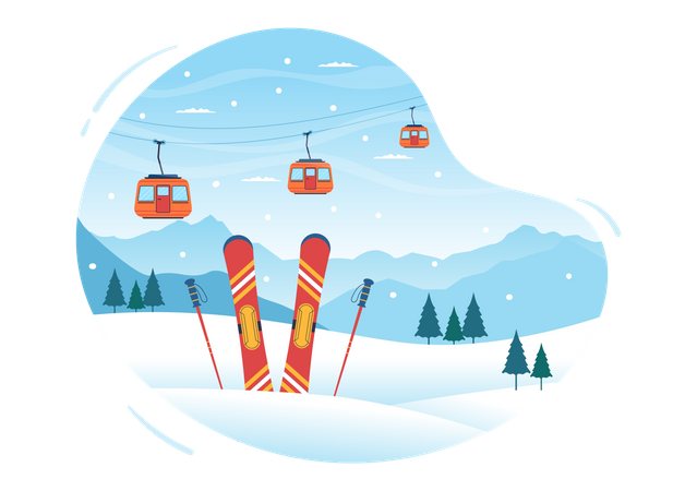 Snowboarden  Illustration