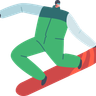 illustration for snowboarder