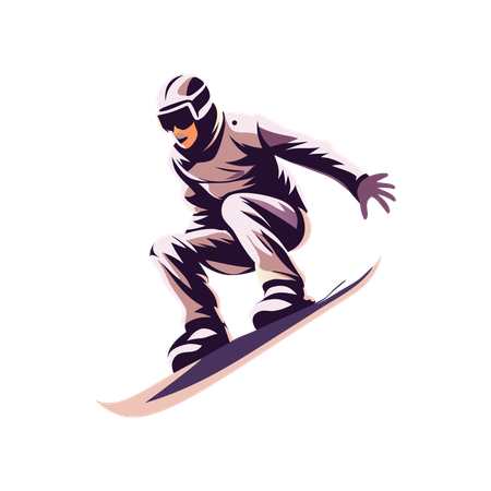 Snowboarding  Illustration