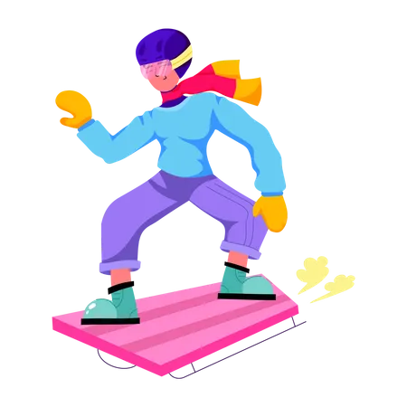 Snowboarding  Illustration