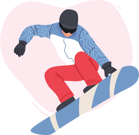 Snowboarding  Illustration