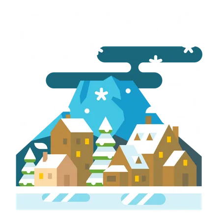 Snowfall  Illustration