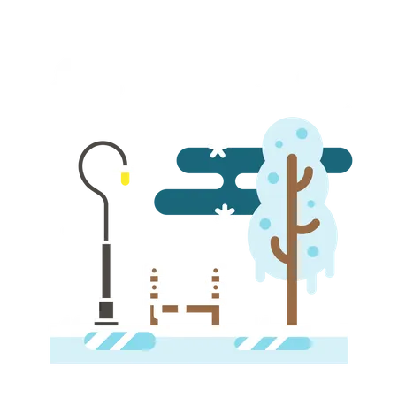 Snowfall  Illustration