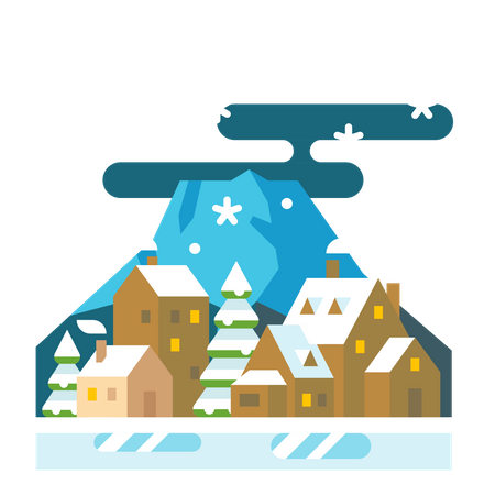 Snowfall  Illustration