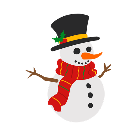 Best Free Melting snowman Illustration download in PNG & Vector format