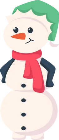 Snowman Christmas  Illustration