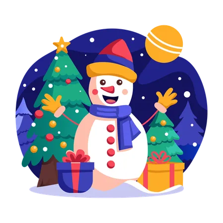 Snowman  Illustration