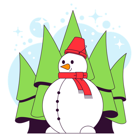 Snowman  Illustration