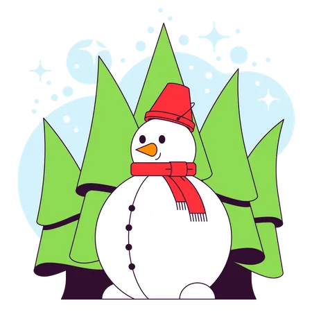 Snowman  Illustration