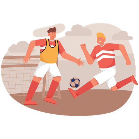 Soccer Club  Illustration