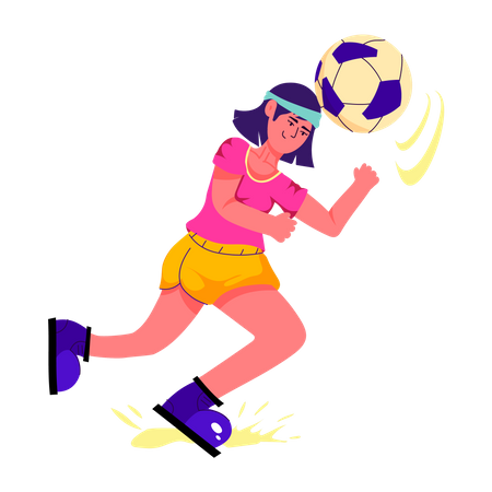 Soccer Player  Illustration