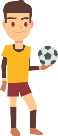 Soccer Player  Illustration