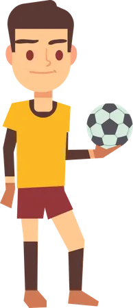 Soccer Player  Illustration