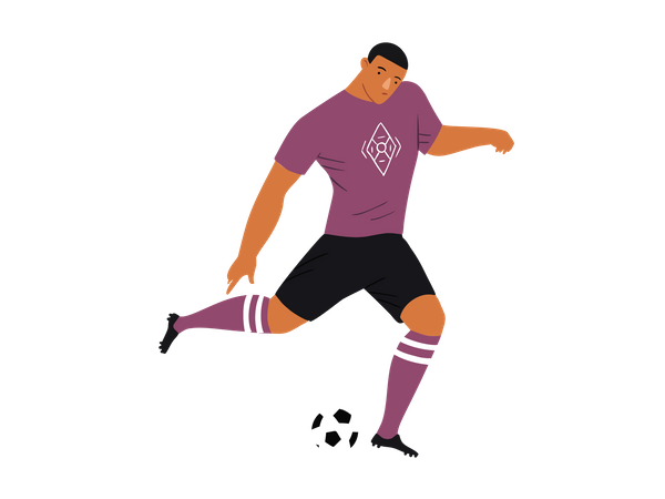 Soccer player  Illustration