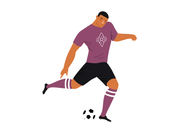 Soccer player  Illustration