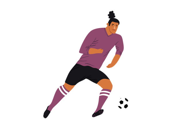 Soccer player  Illustration