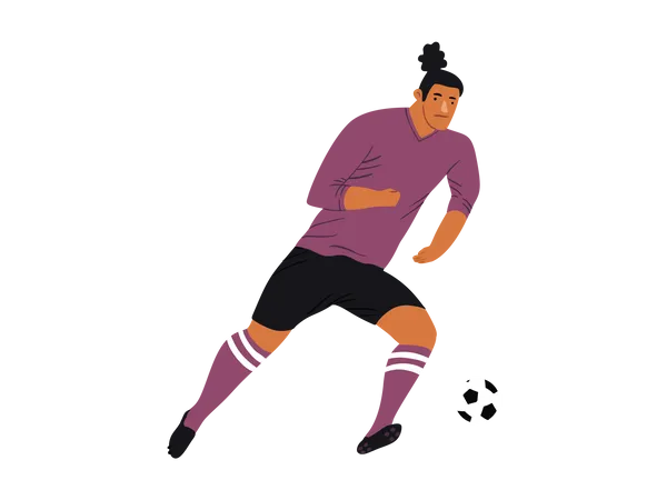 Soccer player  Illustration