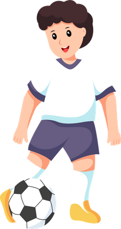 Soccer Player  Illustration