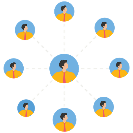 Social Connection  Illustration