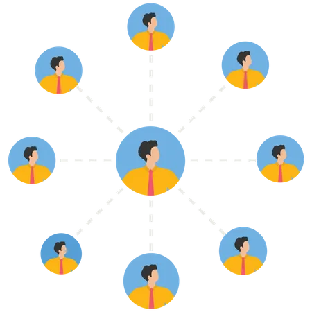 Social Connection  Illustration