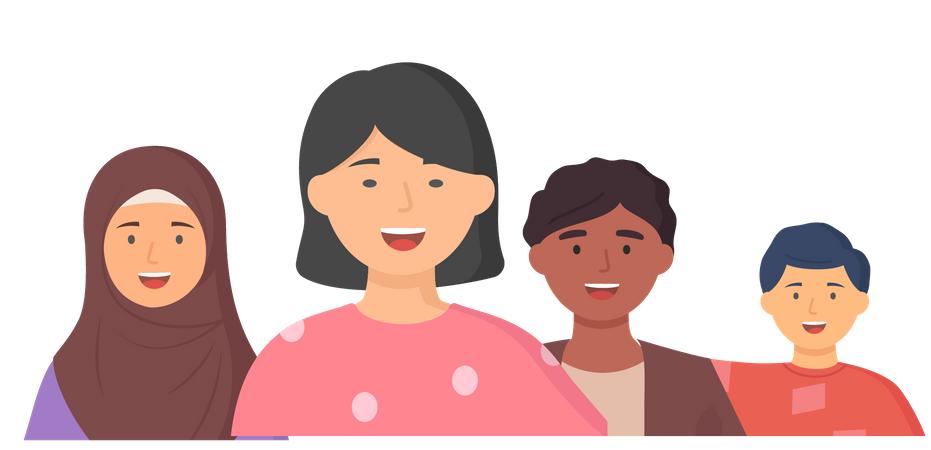 Social diversity  Illustration
