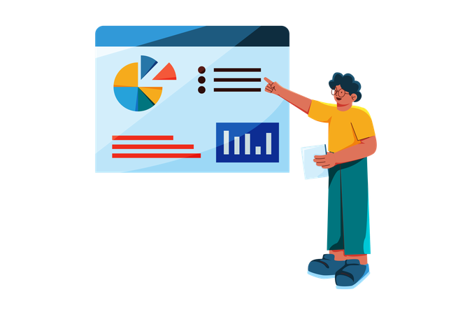 Social Media Analytics  Illustration