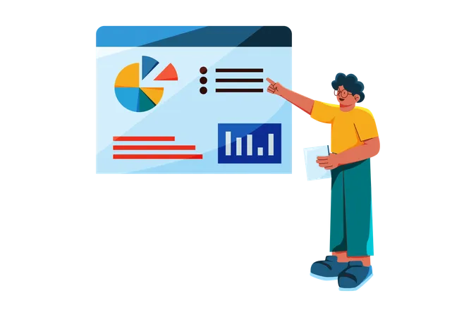 Social Media Analytics  Illustration